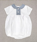 Romper 'Navy Gingham' Boy
