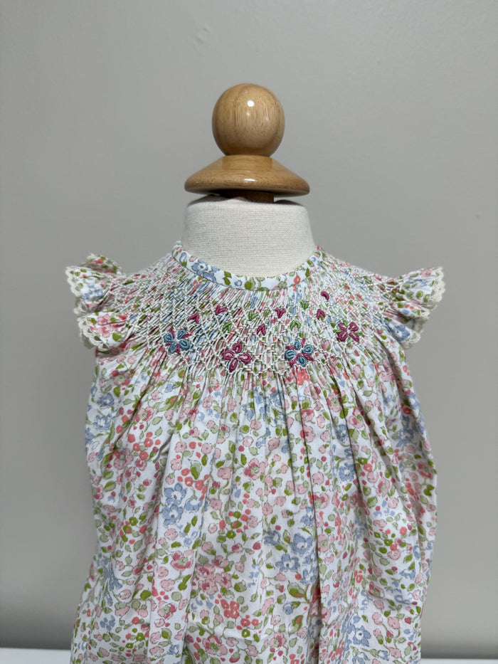 Smock Romper Bolillo Aletas