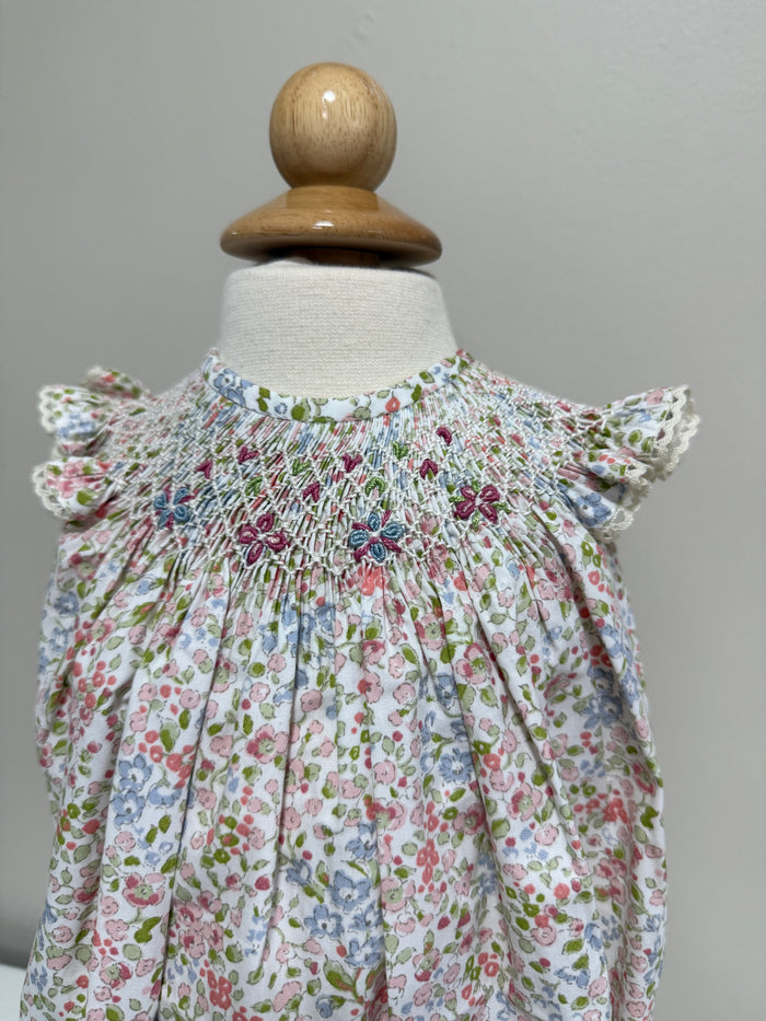 Smock Romper Bolillo Aletas