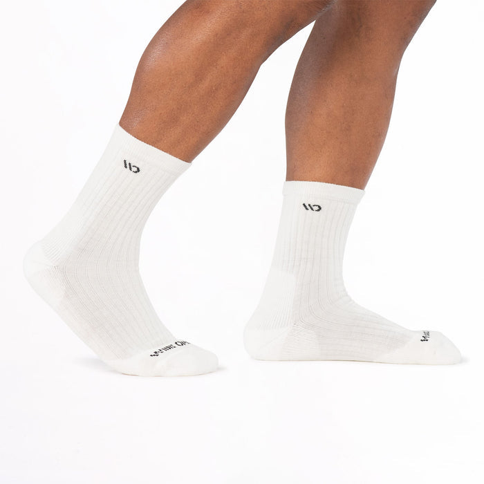 Solid Cushioned Micro Crew Socks - Image 2