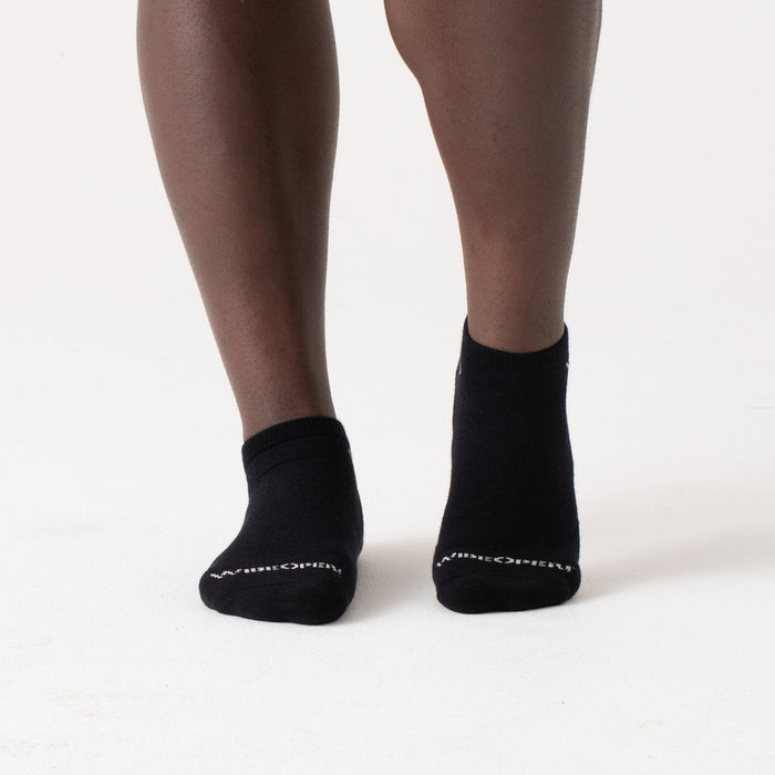 Solid Cushioned No Show Socks - Image 2