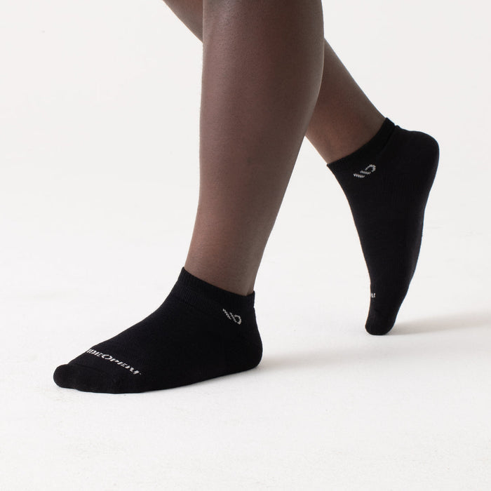 Solid Cushioned No Show Socks - Image 3