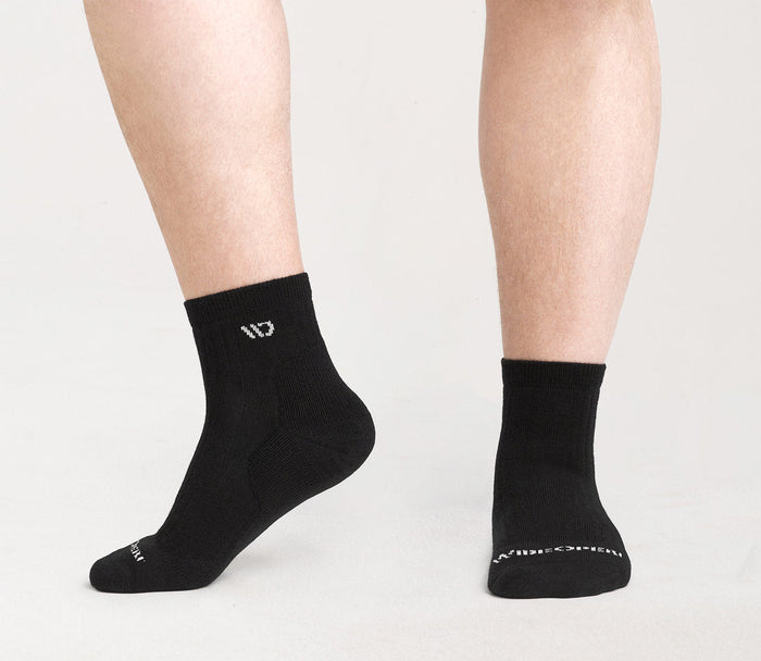 Solid Cushioned Quarter Socks - Image 8