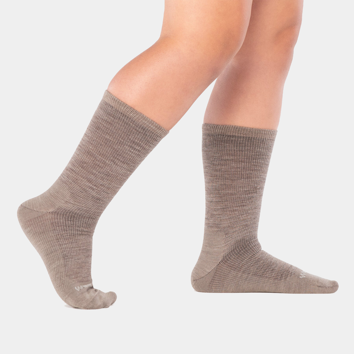 Solid Lightweight Crew Socks