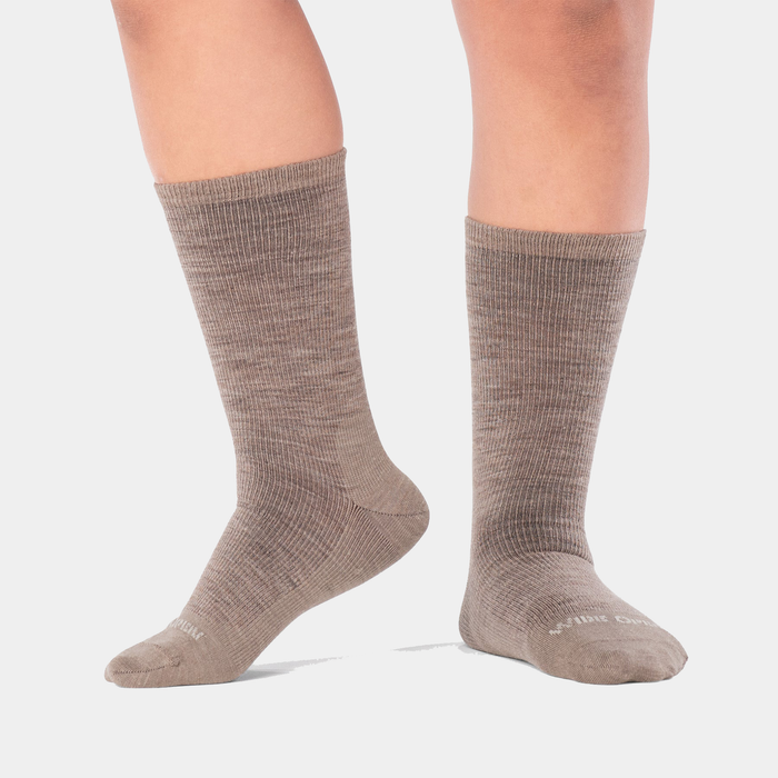 Solid Lightweight Crew Socks