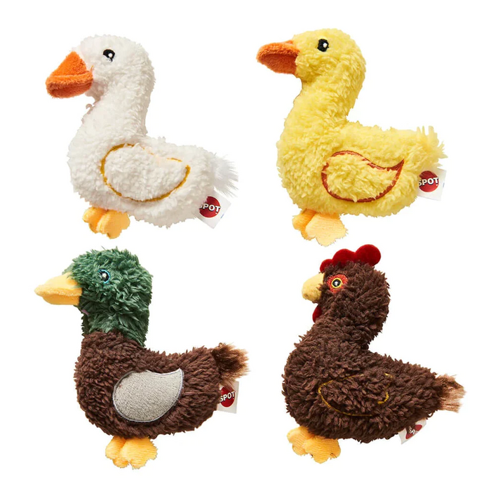 SPOT Love the Earth Barnyard Collection Cat Toys with Catnip & Silvervine