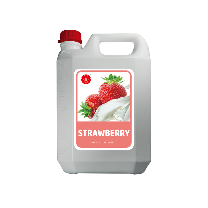 Strawberry Syrup 5KG (11LBS) (Bottle)
