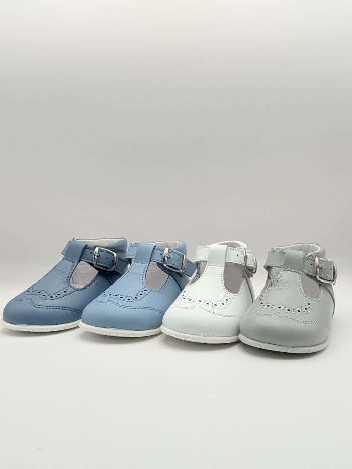 T-Bar Booties Blue