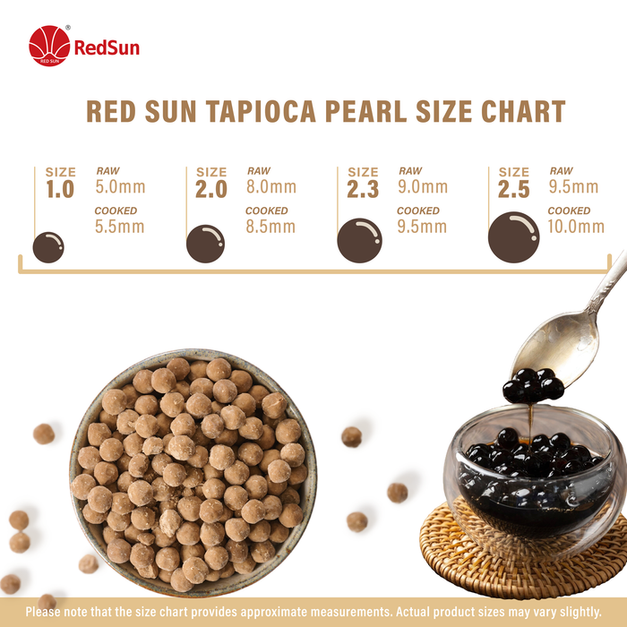 Tapioca Boba 2.3 Golden 6.6 LBS x 6 Bags (Case)