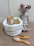 Toiletry Basket Lucia Beige