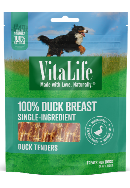 VitaLife Dog Jerky Treats Duck Tenders