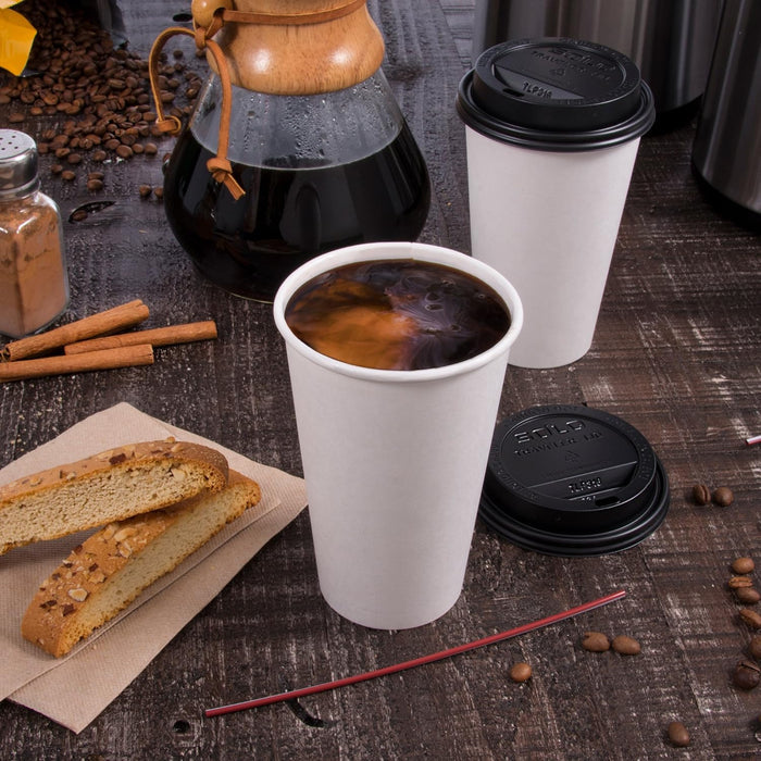 White Paper Cup 20 OZ 90mm 500 PCS (Case)