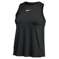 Black tank top with Nike logo on a white background